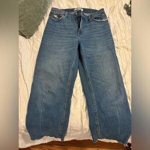 Abercrombie ankle straight ultra high rise jeans 29 8S